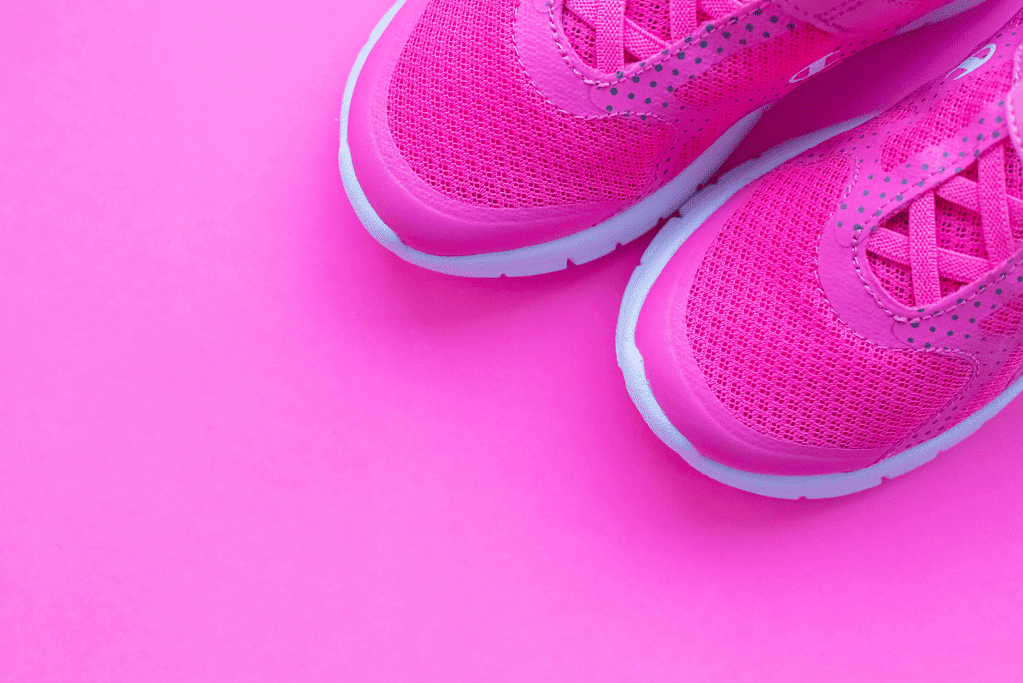 pink walking shoes for overweight women
