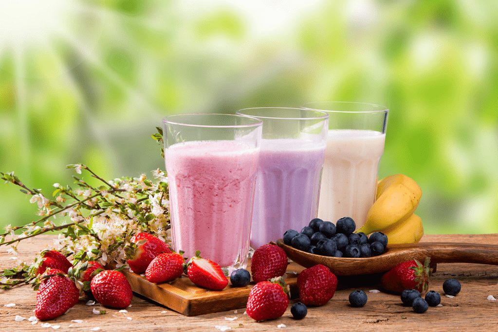 3 glasses of weight loss smoothies